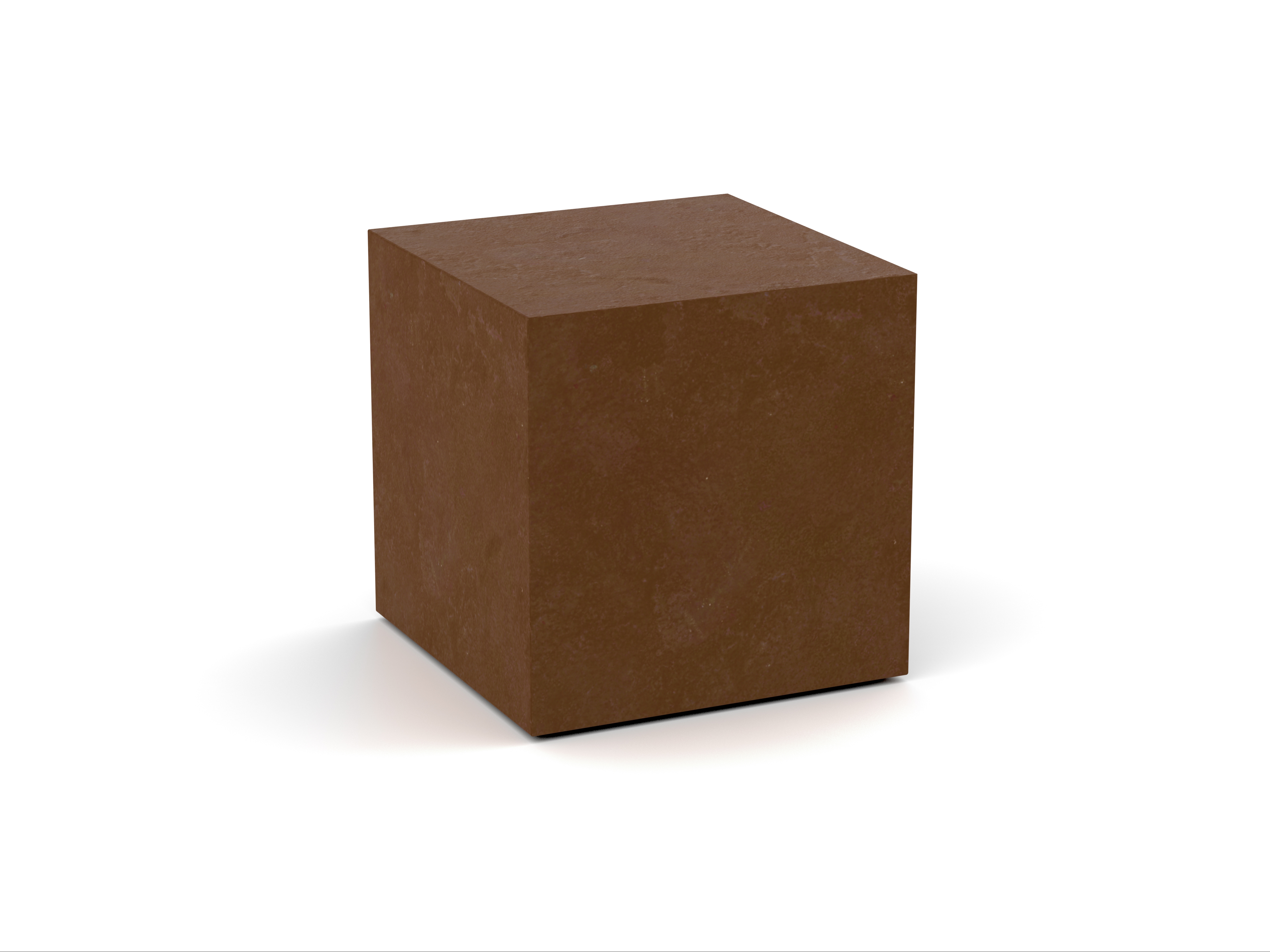 WAXED STEEL Urn CUBE