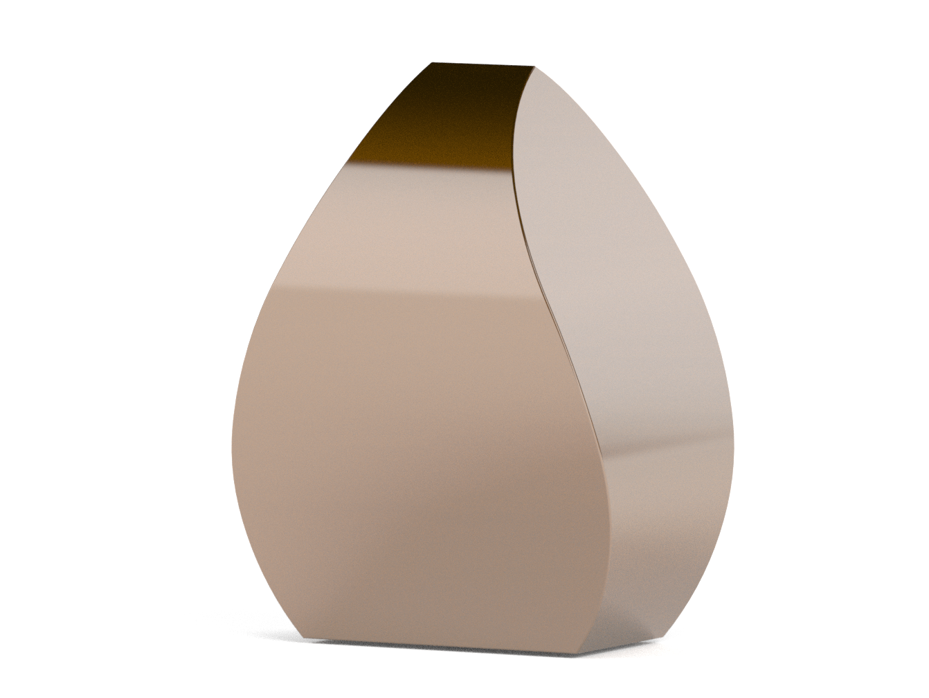 GOLD & COPPER Urn TULIP